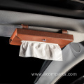 Waterproof car tissue holder sun visor napkin case